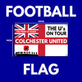 Colchester Football Flag - 150CM/90CM - Home & Away Game Ready