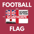 Scunthorpe Football Flag - 150CM/90CM - Home & Away Game Ready