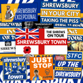 Shrewsbury Inspired FAN Football ULTRA Stickers X50