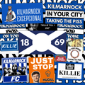 Kilmarnock Inspired FAN Football ULTRA Stickers X50