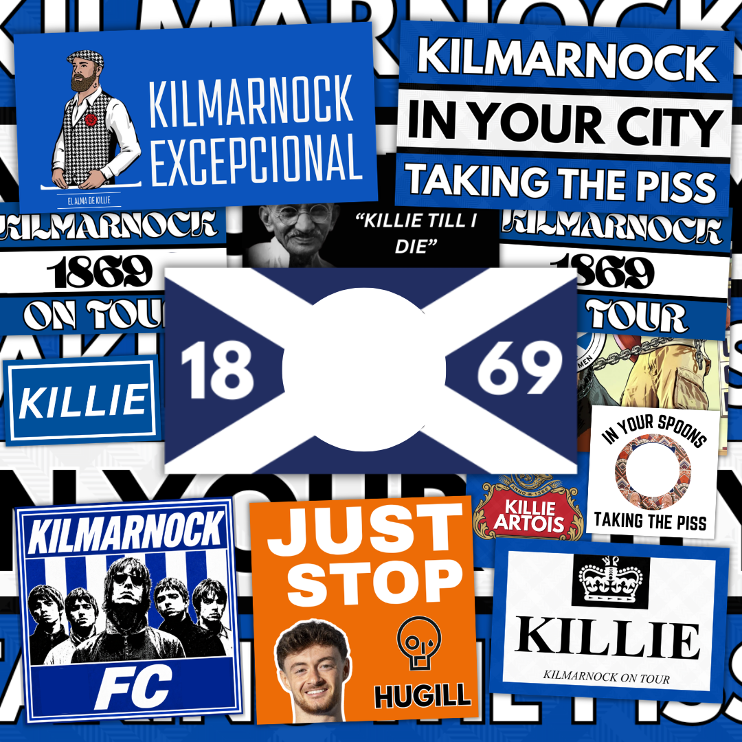 Kilmarnock Inspired FAN Football ULTRA Stickers X50