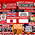 Accrington Stanley Inspired FAN Football ULTRA Stickers X50