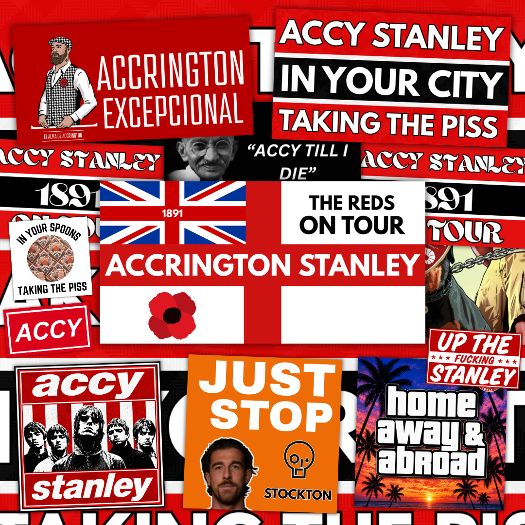Accrington Stanley Inspired FAN Football ULTRA Stickers X50