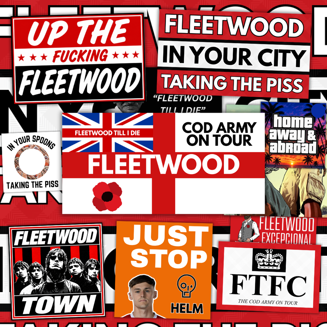 Fleetwood Inspired FAN Football ULTRA Stickers X50