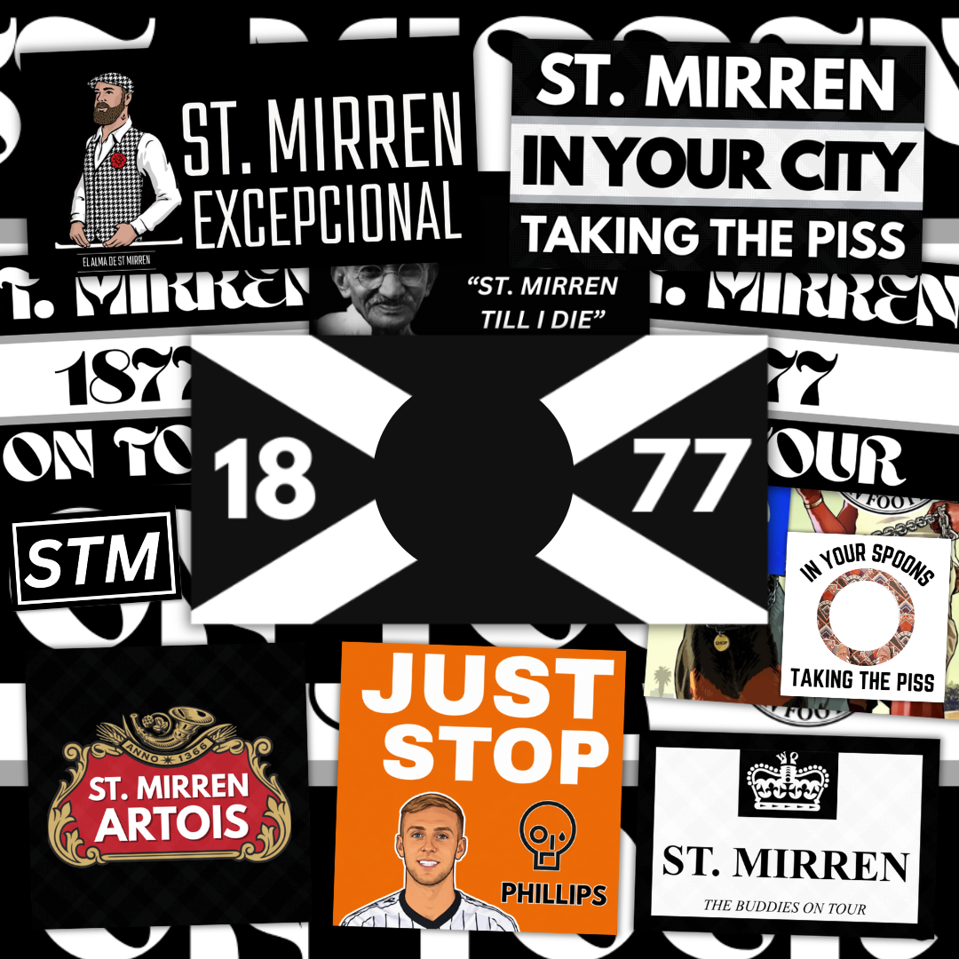 St. Mirren Inspired FAN Football ULTRA Stickers X50