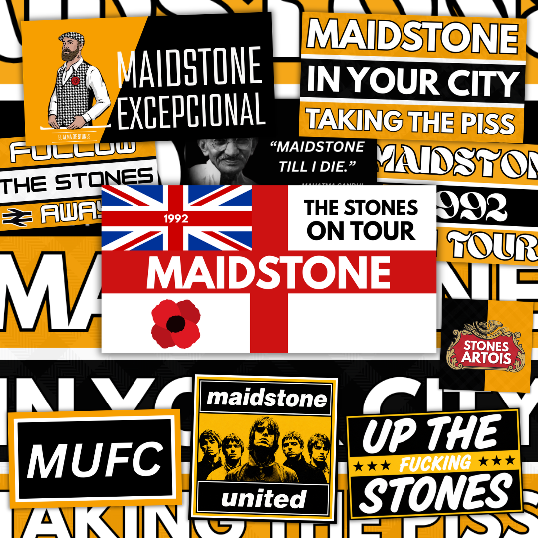 Maidstone United Inspired FAN Football ULTRA Stickers X25