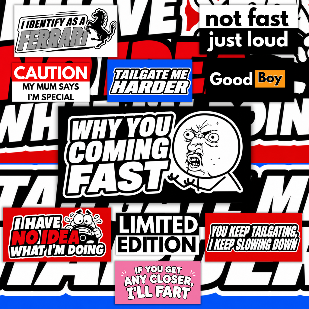 Funny Car Sticker Pack X30