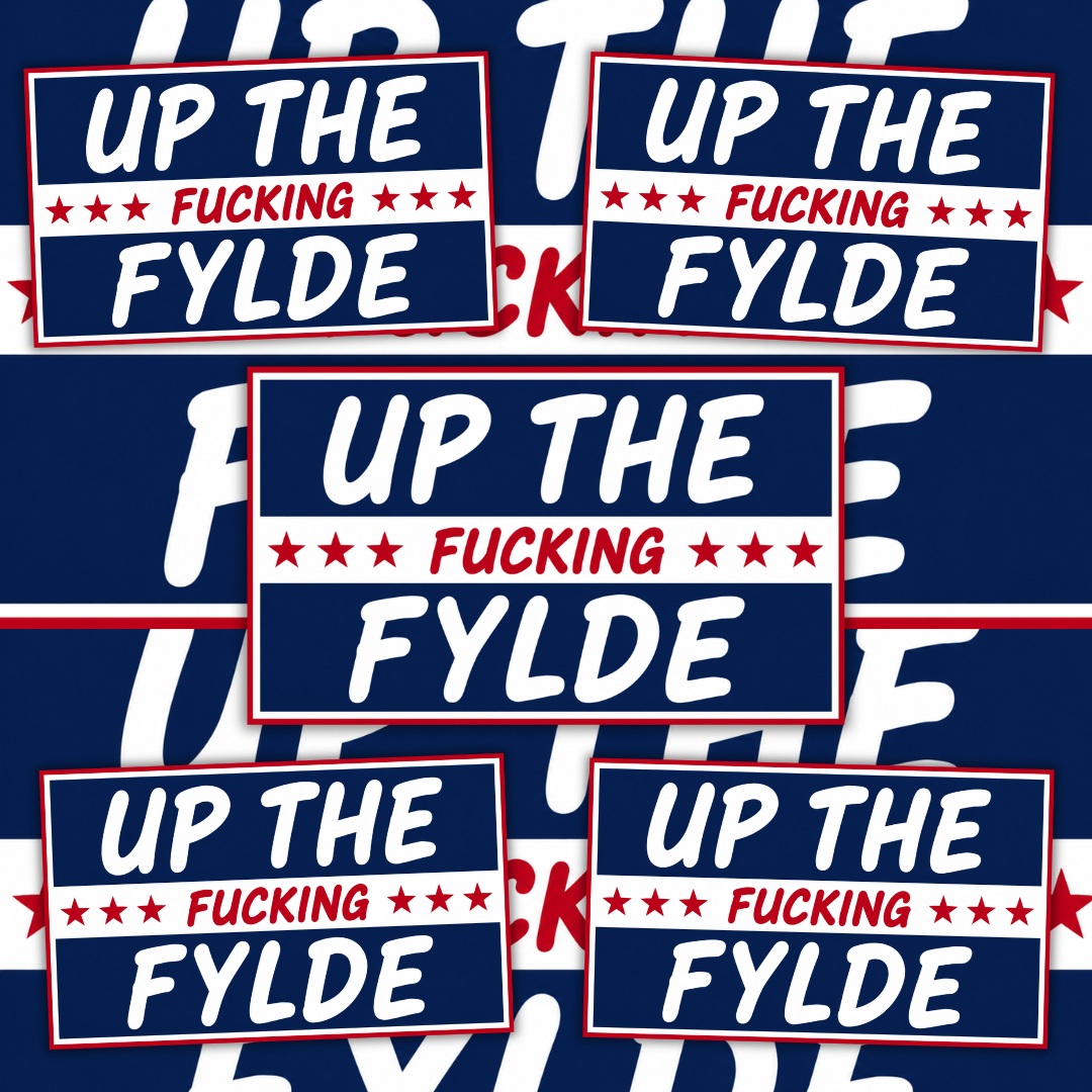 Fylde Only Fools Inspired FAN Football ULTRA Stickers X25