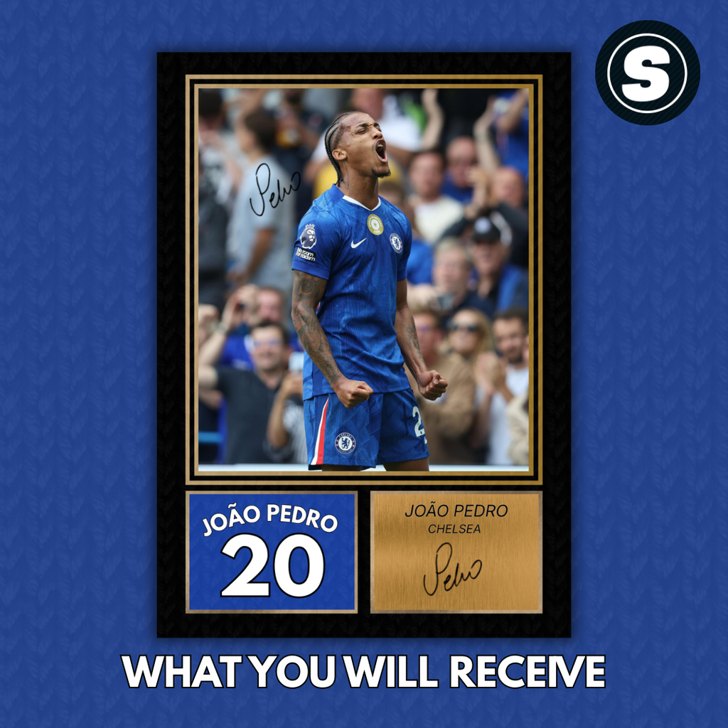 Joao Pedro Chelsea Printed Autograph Picture