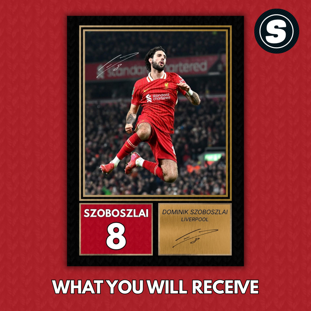 Dominik Szoboszlai Liverpool Printed Autograph Picture