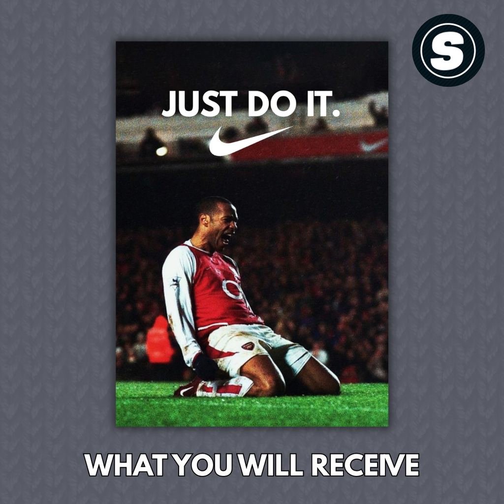 Thierry Henry Arsenal Nike Poster Inspired Printed Picture