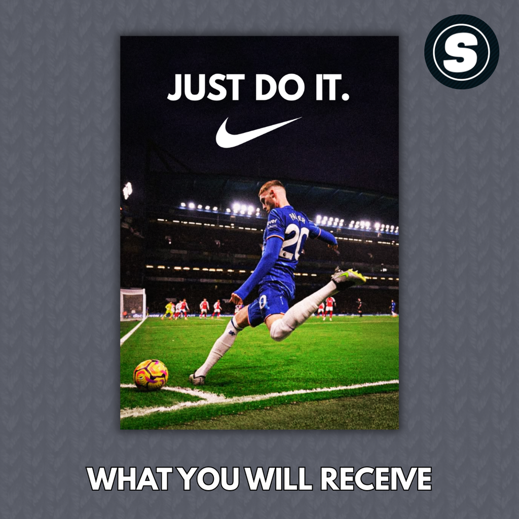 Cole Palmer Chelsea Nike Poster Inspired Printed Picture