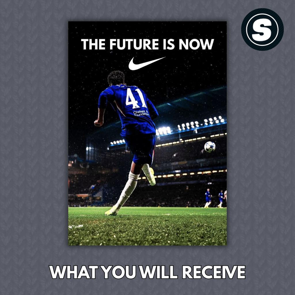 Estevao Chelsea Nike Poster Inspired Printed Picture