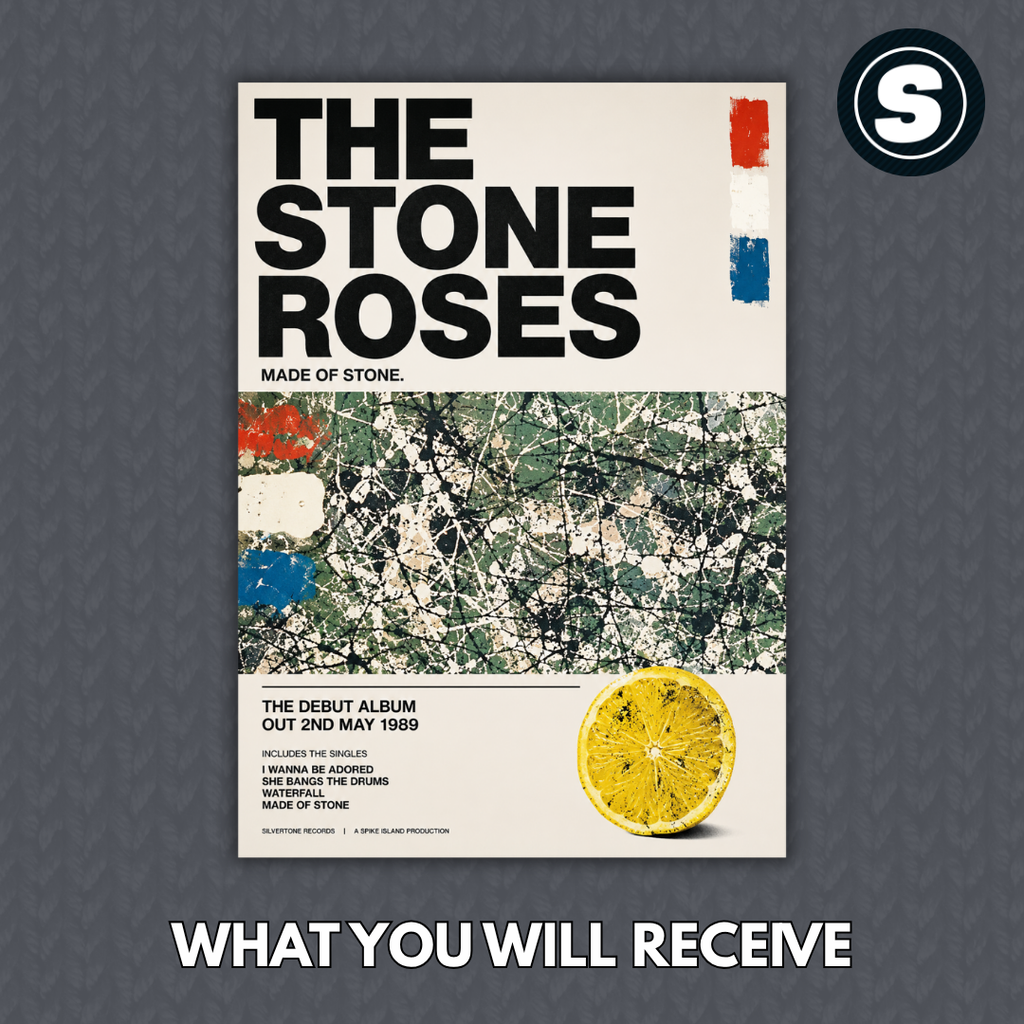 The Stone Roses Inspired Printed Picture