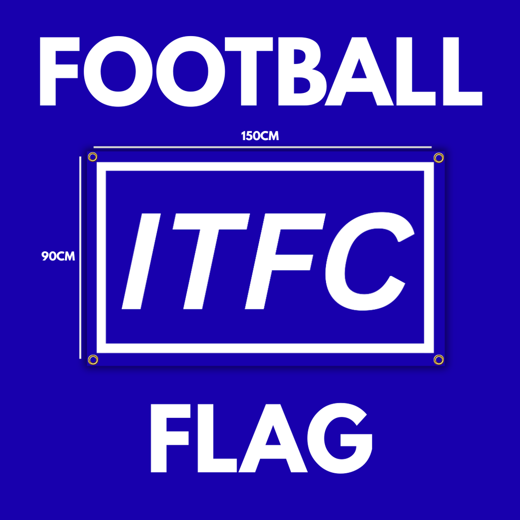 Ipswich Football Flag - 150CM/90CM - Home & Away Game Ready