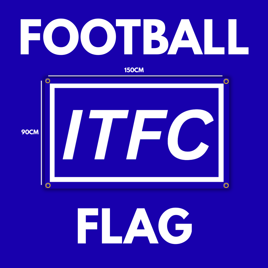 Ipswich Football Flag - 150CM/90CM - Home & Away Game Ready