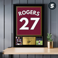 Aston Villa Morgan Rogers Printed Autograph Picture