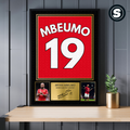 Manchester United Bryan Mbeumo Printed Autograph Picture