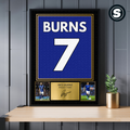 Ipswich Wes Burns Printed Autograph Picture