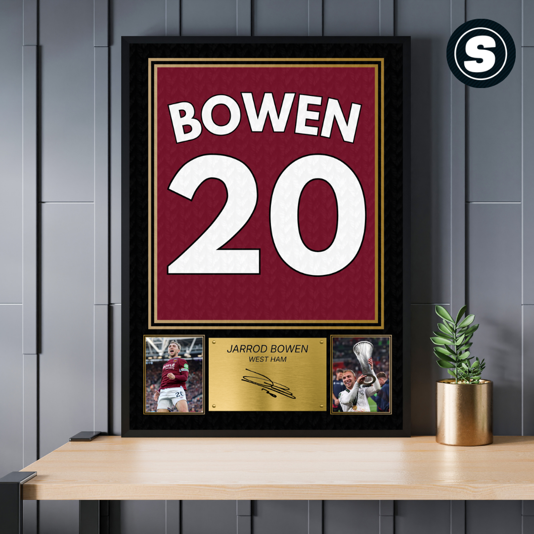 West Ham Jarrod Bowen Printed Autograph Picture