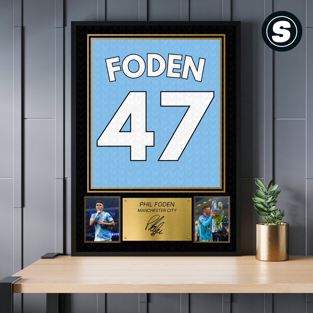 Phil Foden Man City Printed Autograph Picture