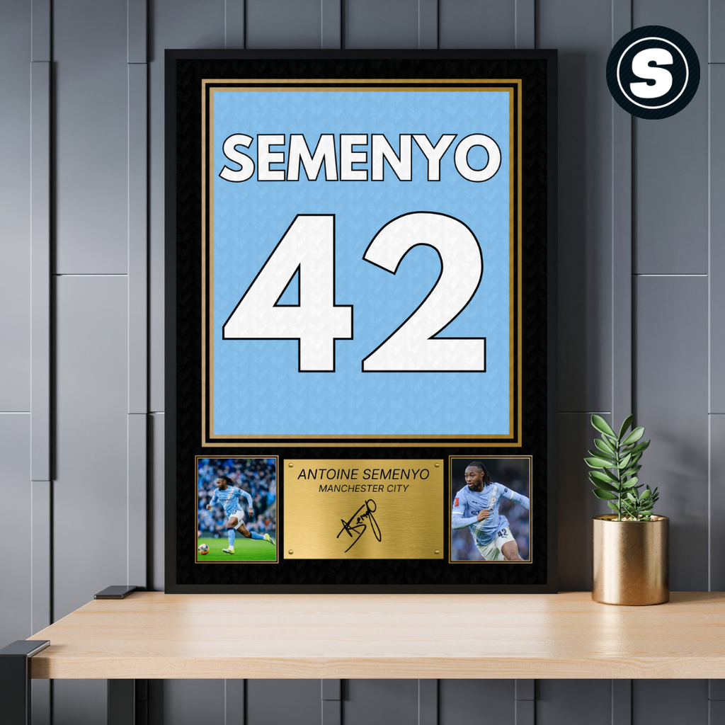 Antoine Semenyo Man City Printed Autograph Picture