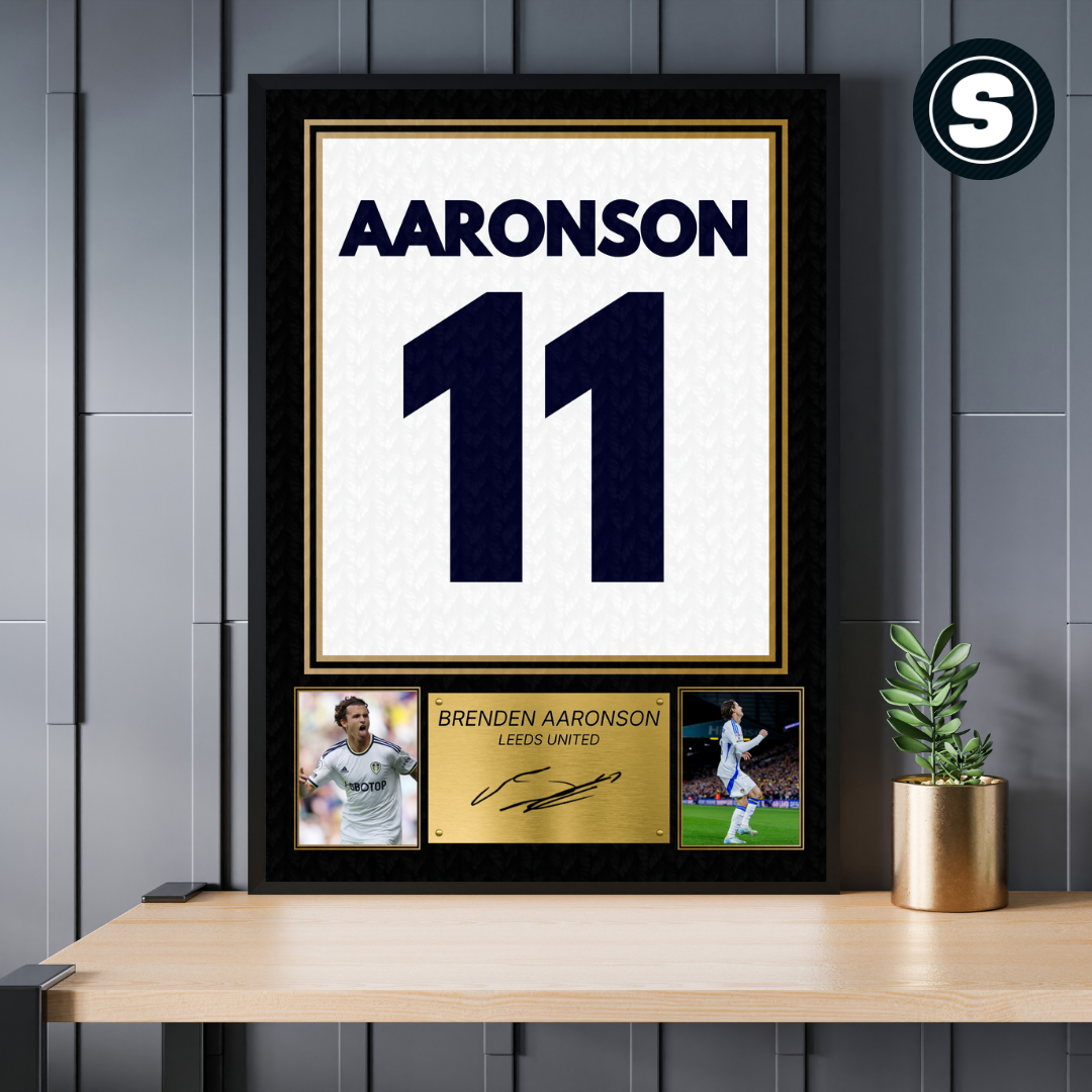 Brenden Aaronson Leeds Printed Autograph Picture