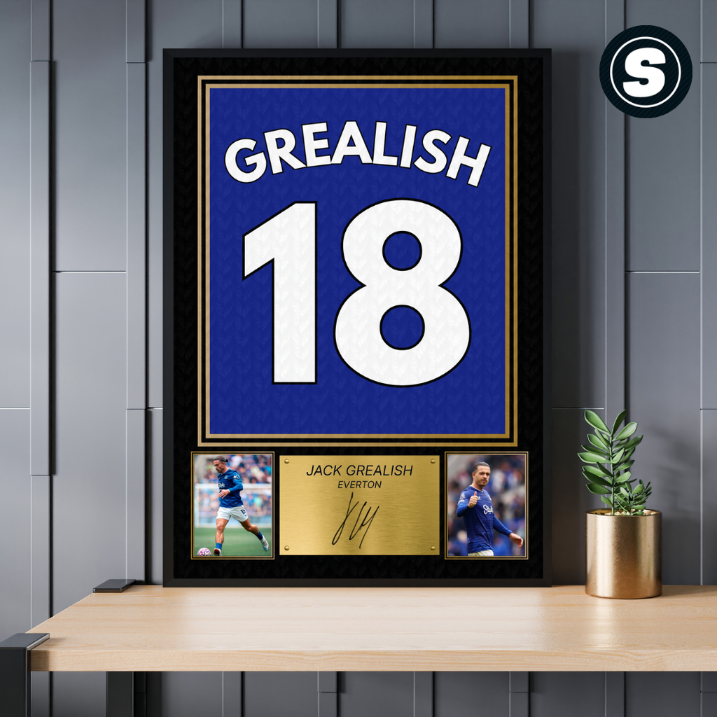 Jack Grealish Everton Printed Autograph Picture