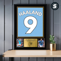 Erling Haaland Man City Printed Autograph Picture