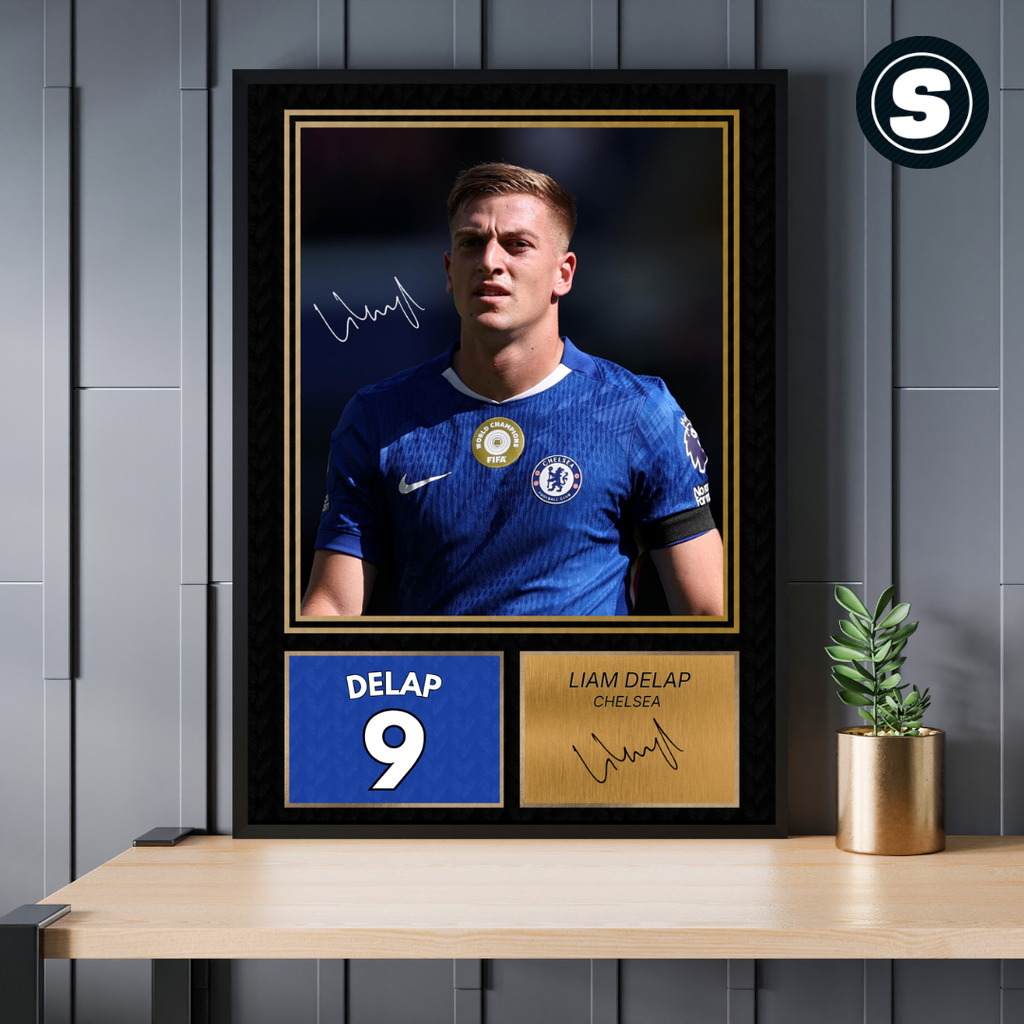 Liam Delap Chelsea Printed Autograph Picture