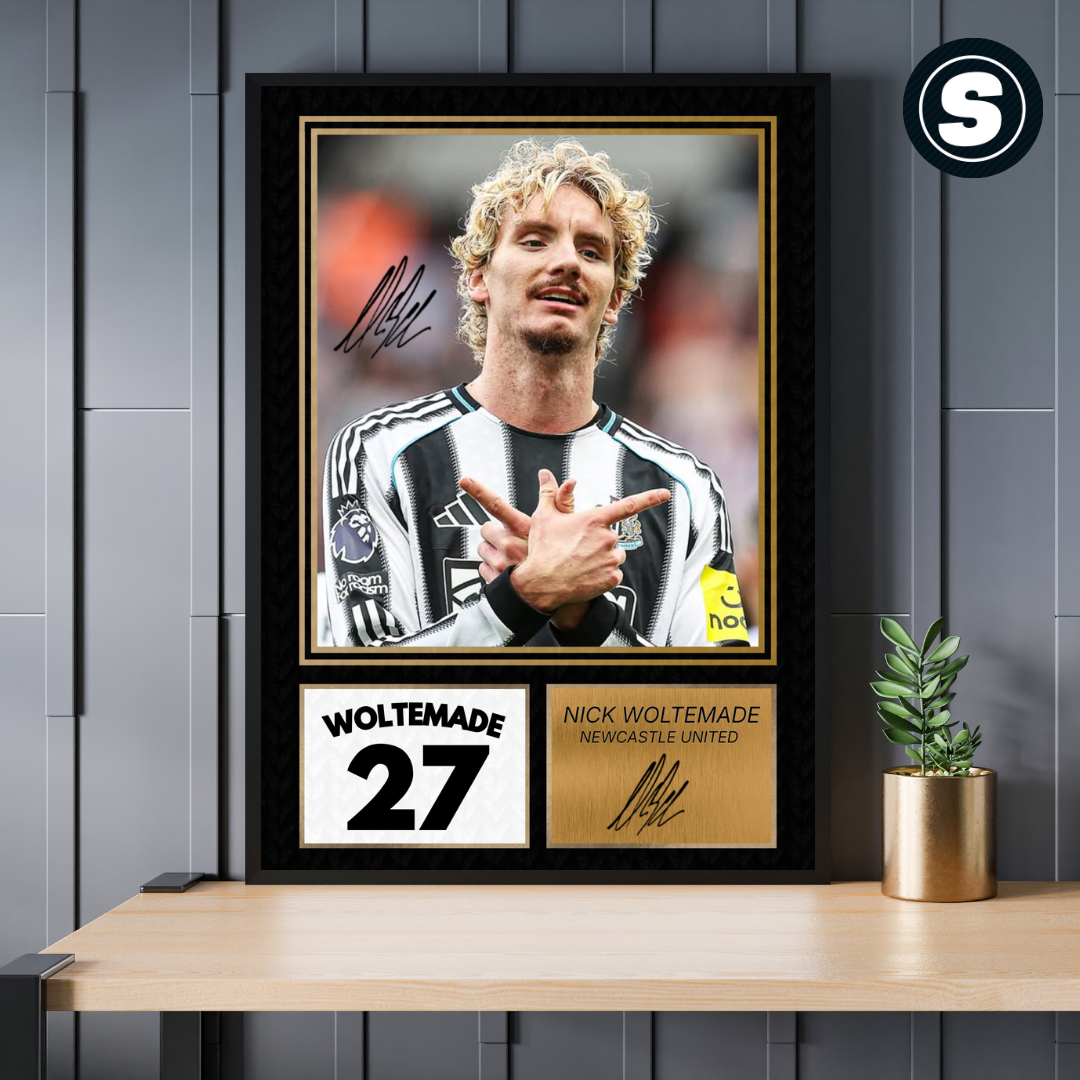 Nick Woltemade Newcastle Printed Autograph Picture