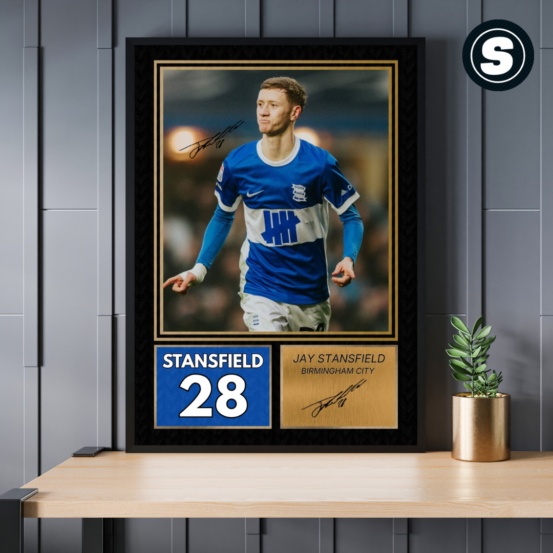 Jay Stansfield Birmingham City Printed Autograph Picture