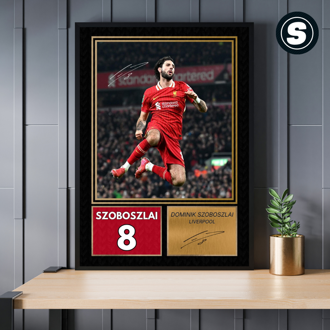 Dominik Szoboszlai Liverpool Printed Autograph Picture