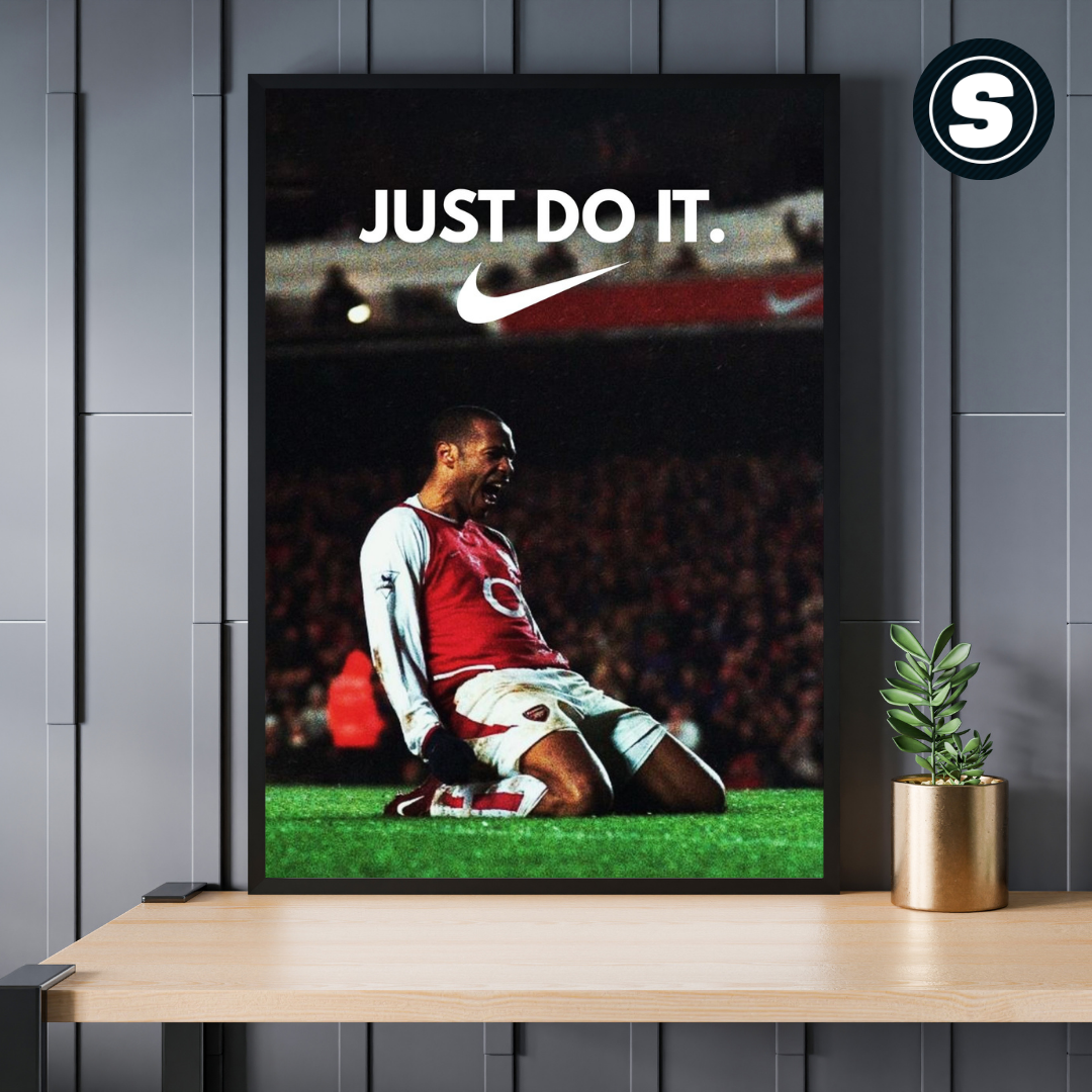 Thierry Henry Arsenal Nike Poster Inspired Printed Picture