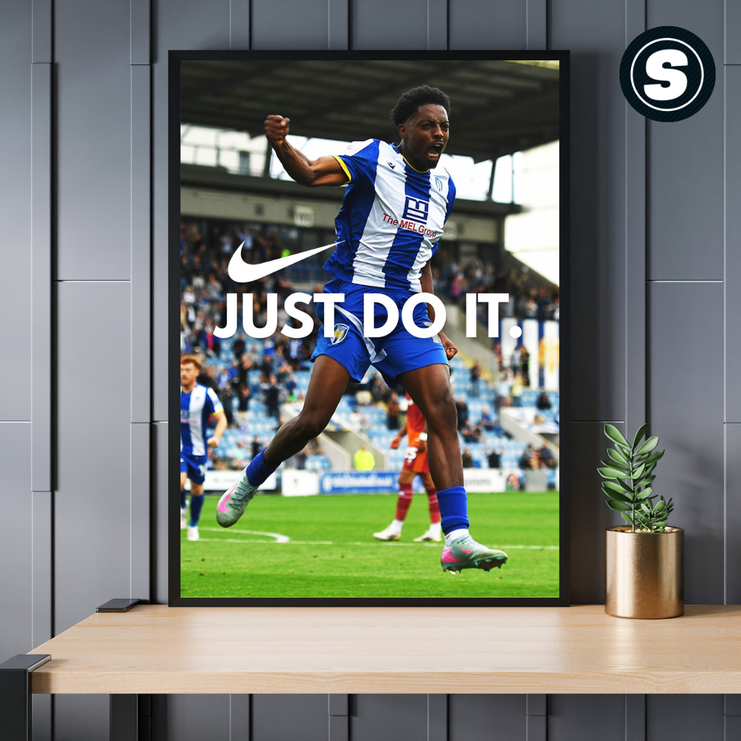 Kyreece Lisbie Colchester United Nike Poster Inspired Printed Picture