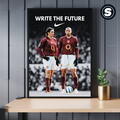 Thierry Henry & Robert Pires Arsenal Nike Poster Inspired Printed Picture