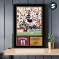 Ollie Watkins Aston Villa Printed Autograph Picture