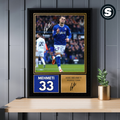 Anis Mehmeti Ipswich Town Printed Autograph Picture