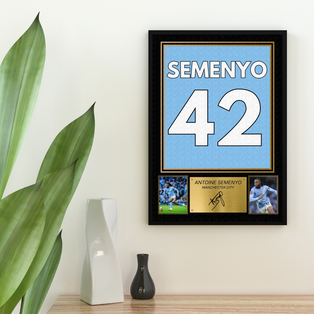 Antoine Semenyo Man City Printed Autograph Picture