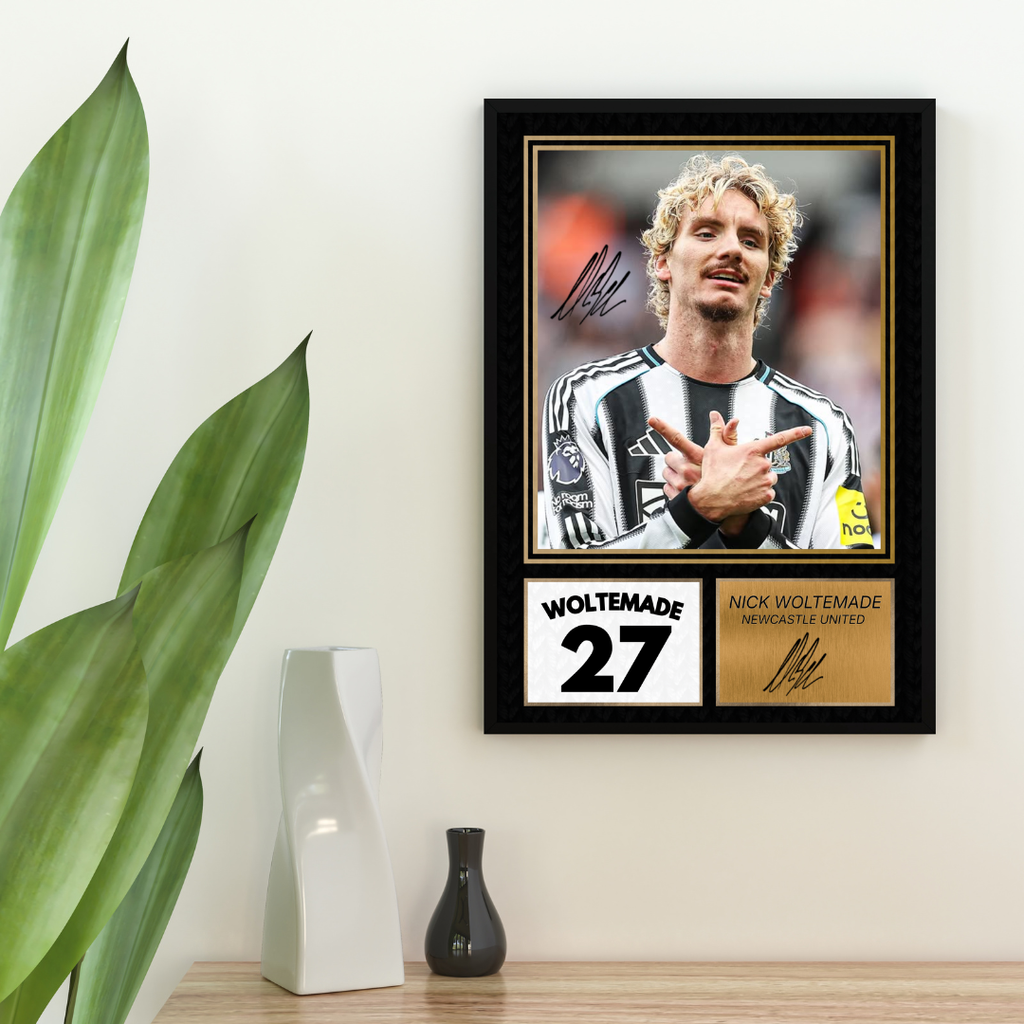 Nick Woltemade Newcastle Printed Autograph Picture