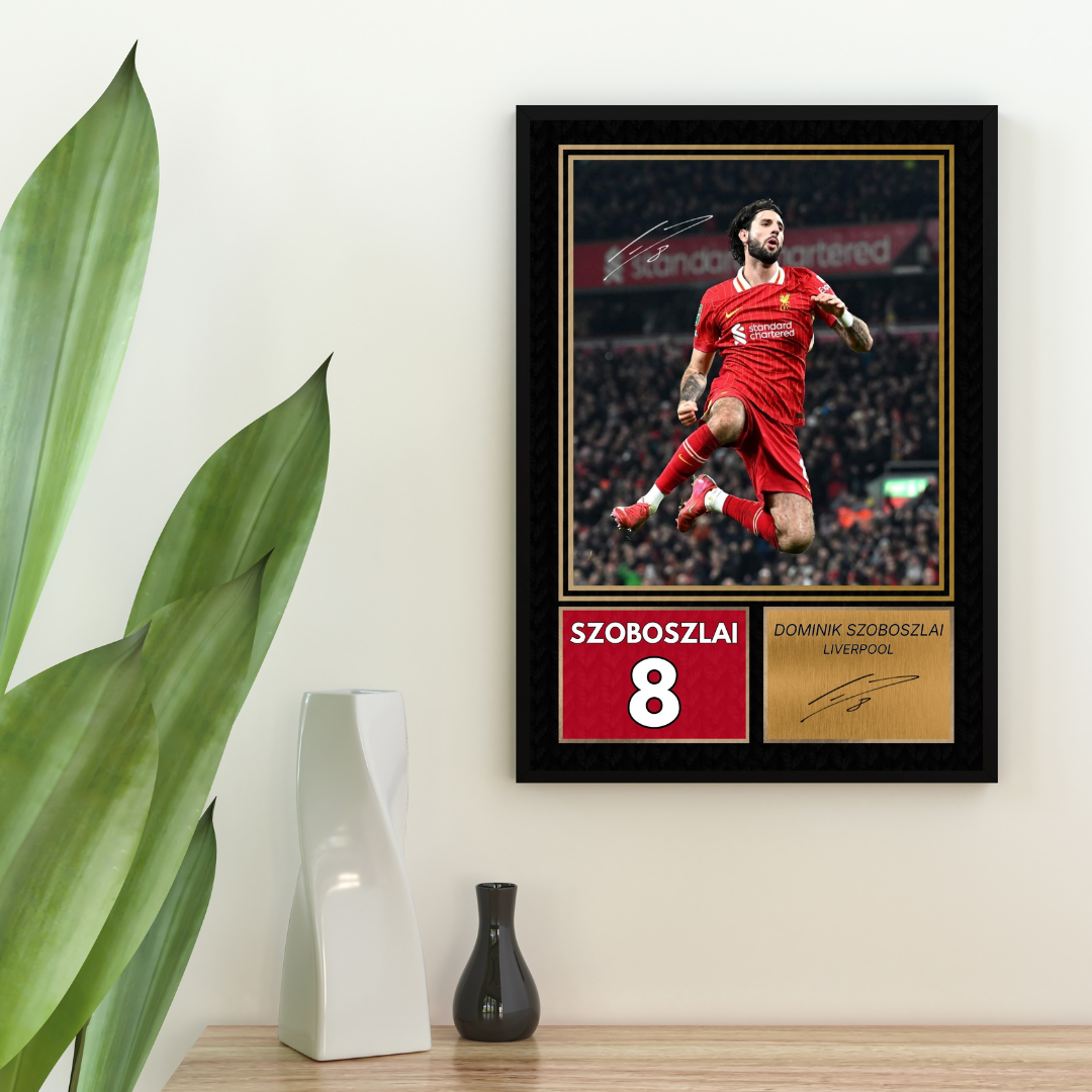 Dominik Szoboszlai Liverpool Printed Autograph Picture
