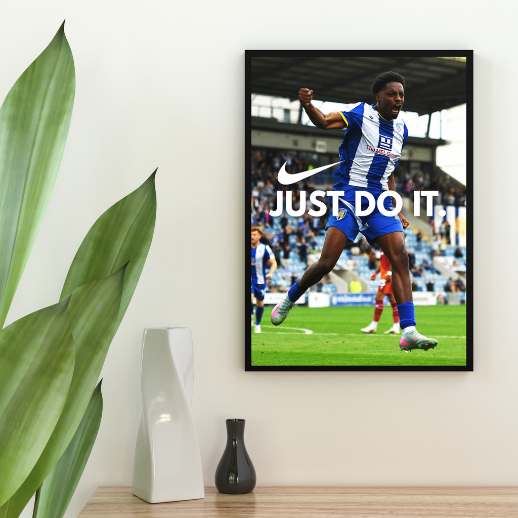 Kyreece Lisbie Colchester United Nike Poster Inspired Printed Picture
