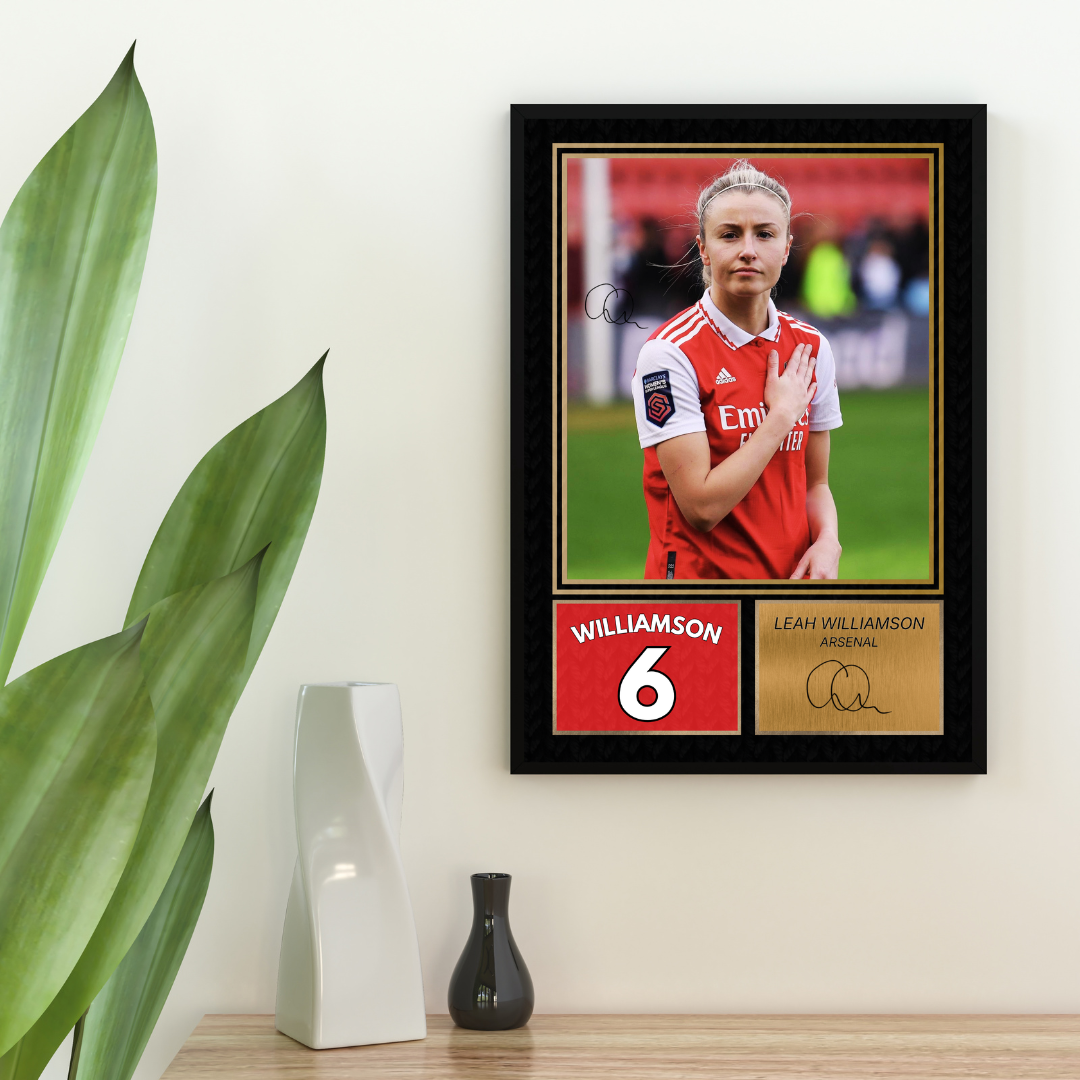 Leah Williamson Arsenal Printed Autograph Picture