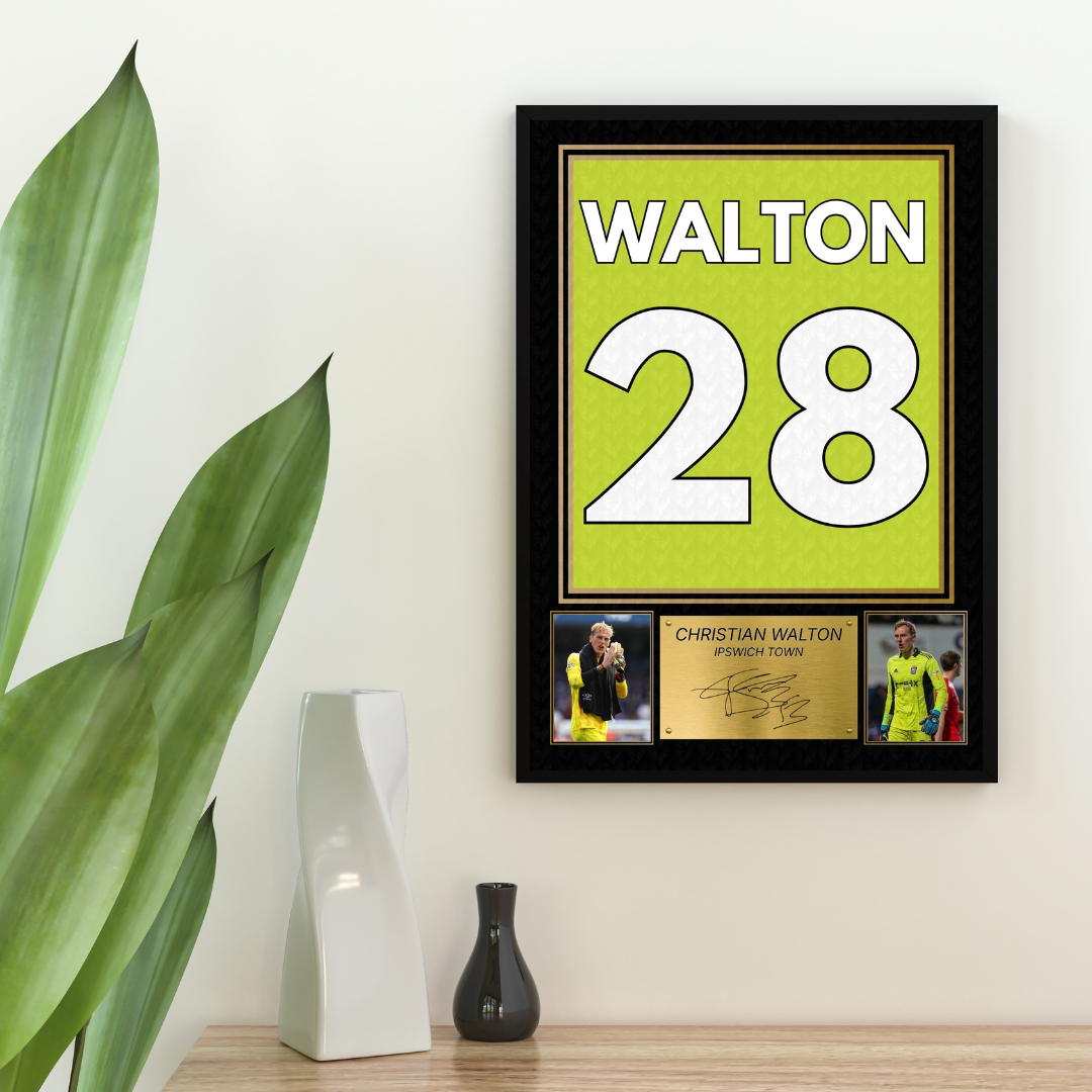 Christian Walton Ipswich Printed Autograph Picture