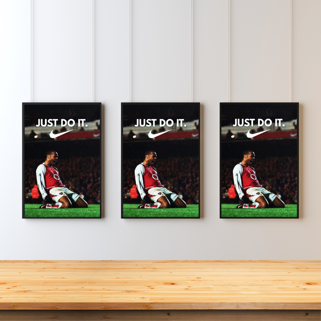 Thierry Henry Arsenal Nike Poster Inspired Printed Picture