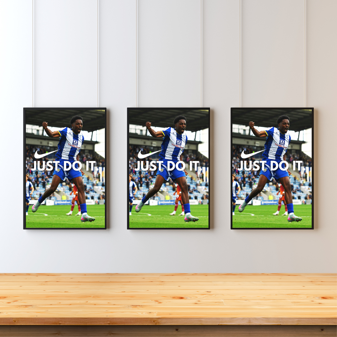 Kyreece Lisbie Colchester United Nike Poster Inspired Printed Picture
