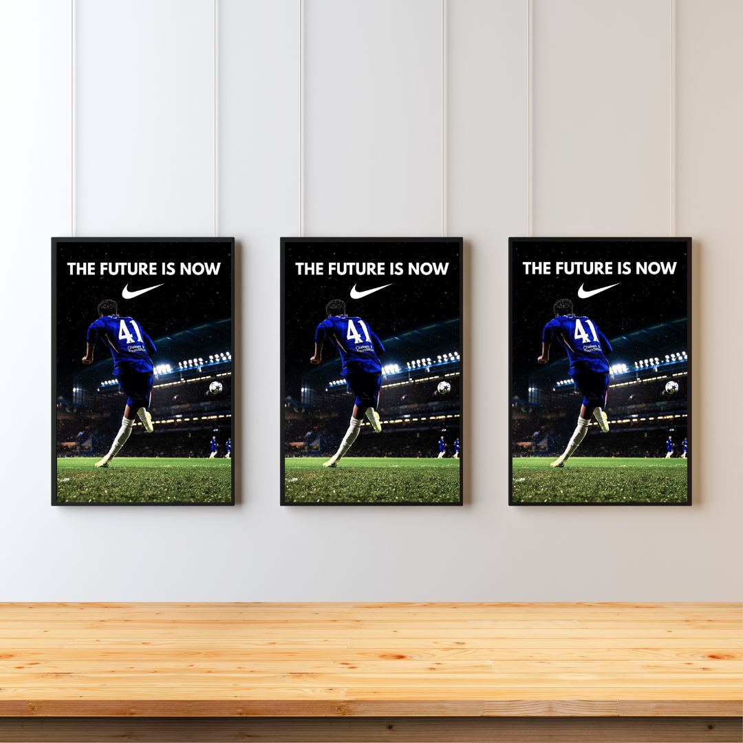 Estevao Chelsea Nike Poster Inspired Printed Picture