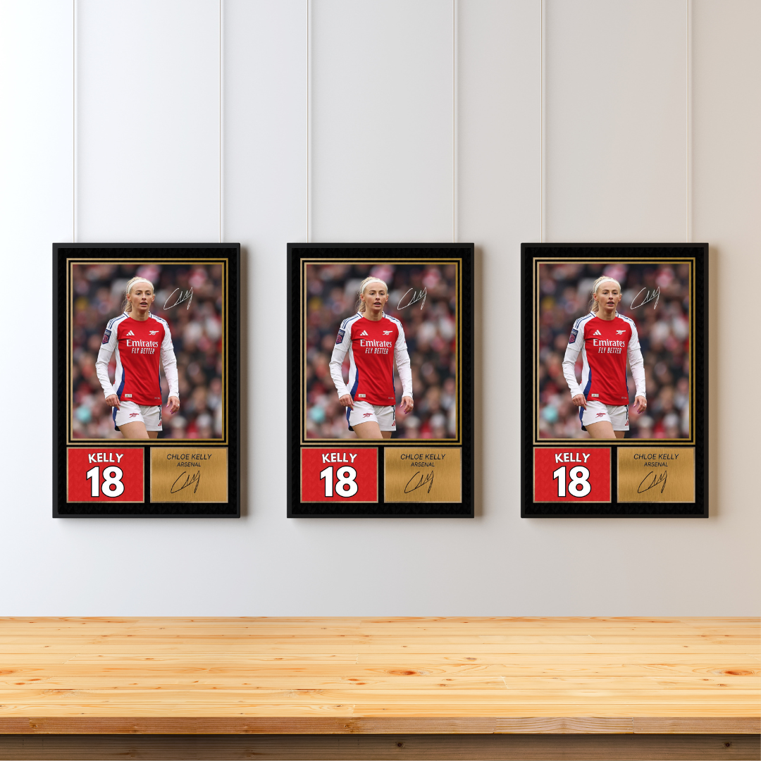 Chloe Kelly Arsenal Printed Autograph Picture
