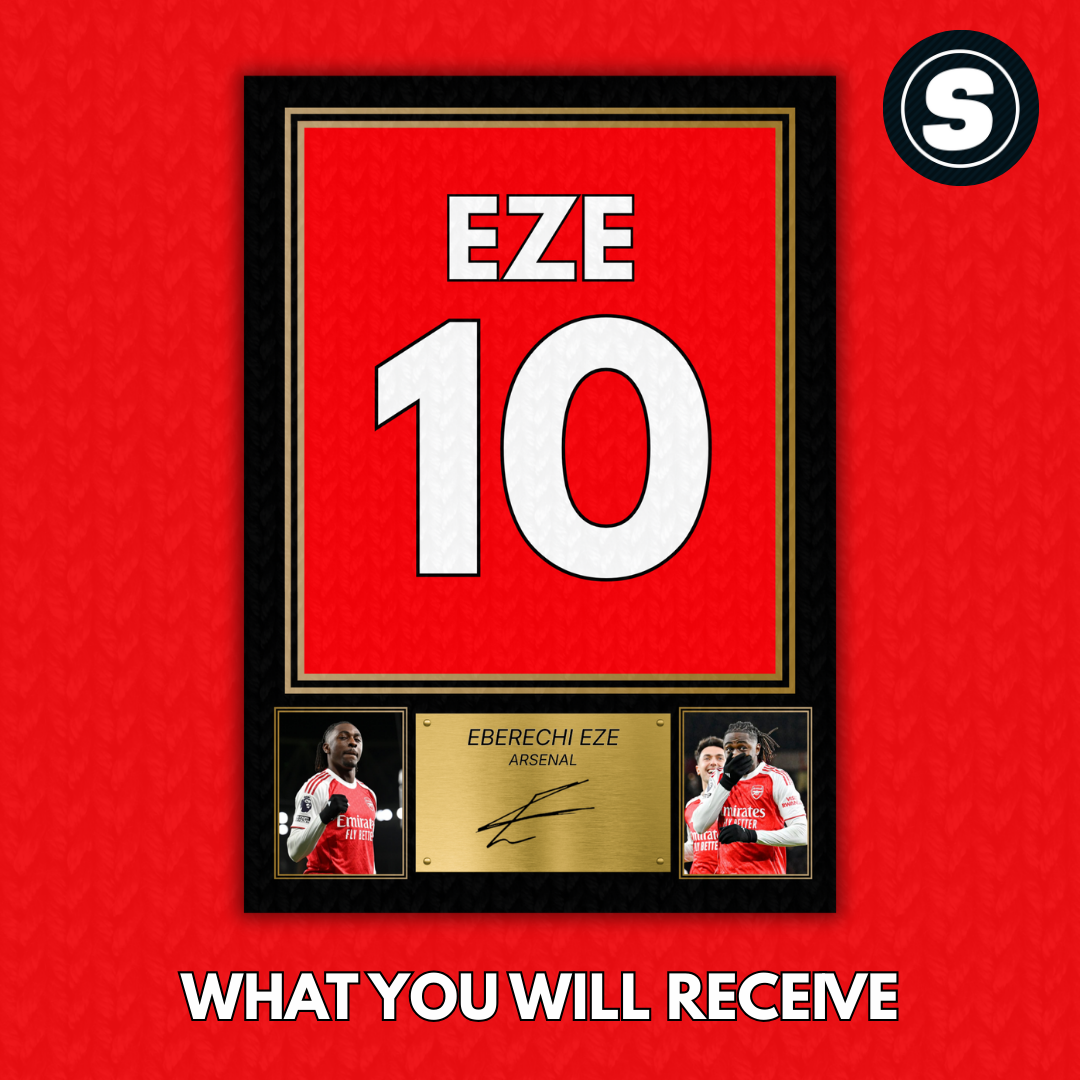 Arsenal Eberechi Eze Printed Autograph Picture