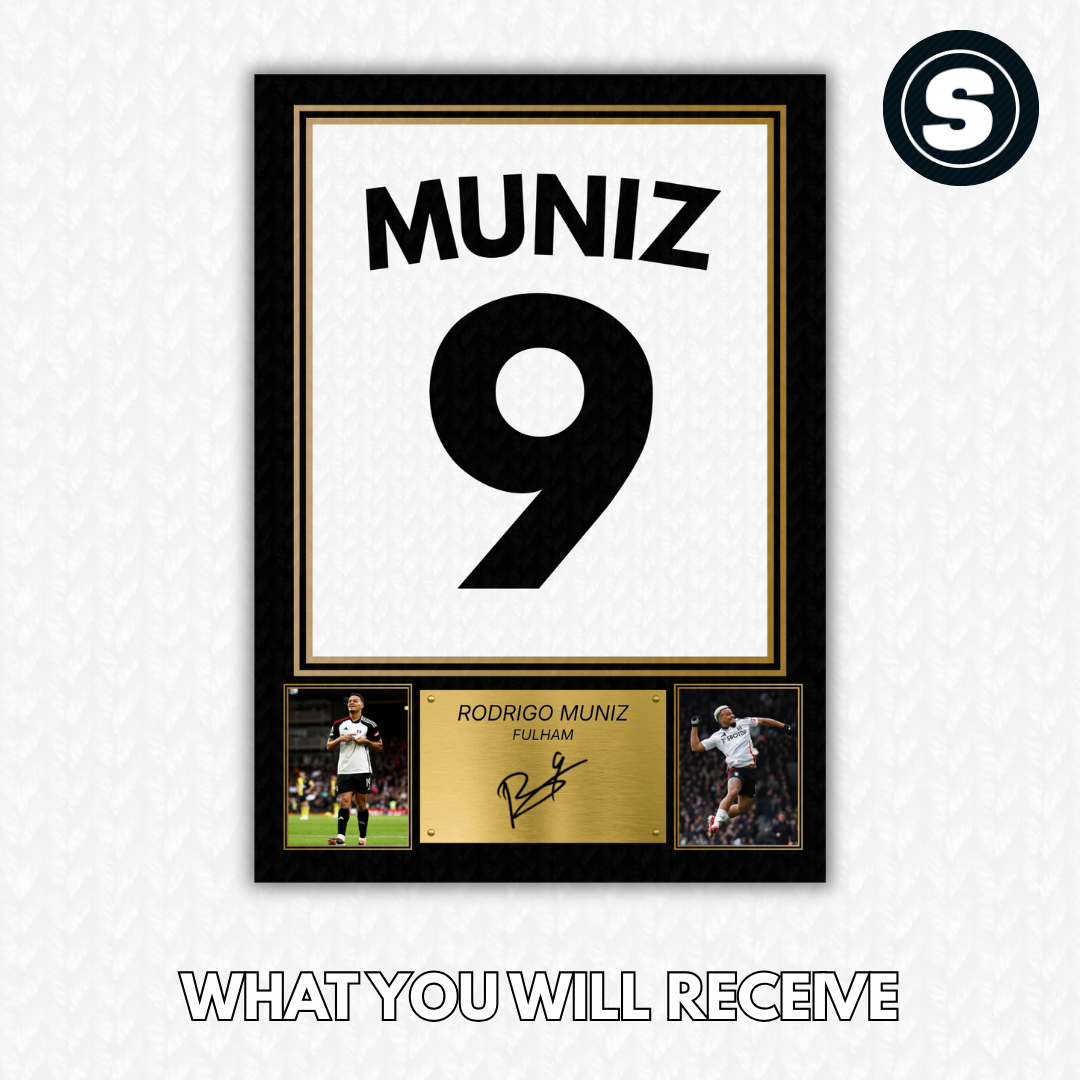 Fulham Rodrigo Muniz Printed Autograph Picture